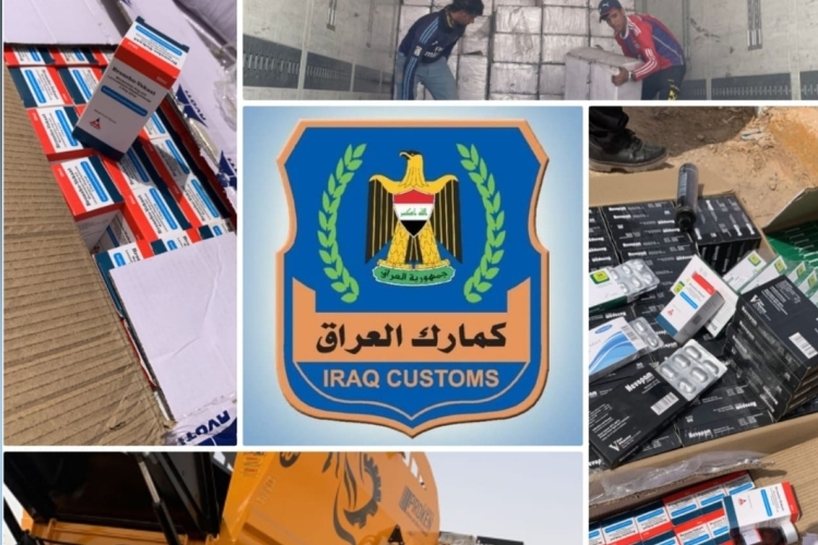 ضبط ادوية بشرية غير مرخصة عند مداخل مدينة بغداد
