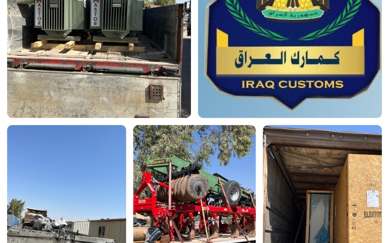  تحريات مديرية كمرك المنطقة الوسطى تضبط ( ٣١) شاحنة مخالفة عند مداخل محافظة بغداد